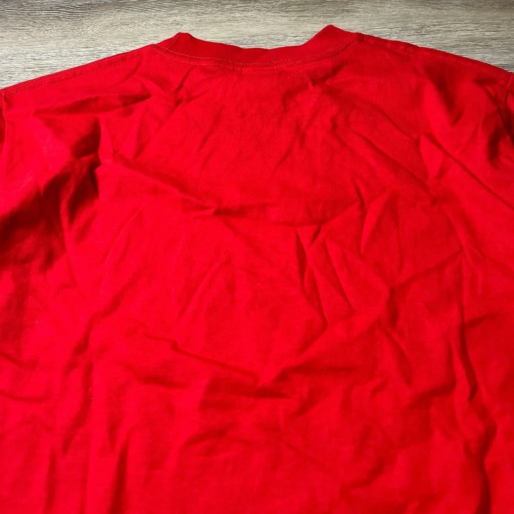 Vintage Red Jumpsuit Apparatus Shirt Mens M Red Graphic Band Tee Emo Pop Punk